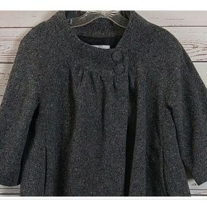 Tweed Spring Cropped Swing Coat Jacket